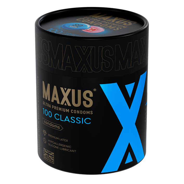 Классические презервативы в кейсе MAXUS Classic - 100 шт.