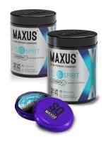 Гладкие презервативы Maxus G spot с двойной спиралью - 2 упаковки по 15 шт.