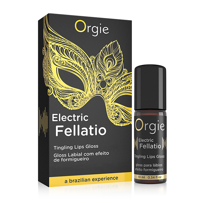 Блеск для губ с виброэффектом Orgie Sexy Vibe Electric Fellatio - 10 мл.