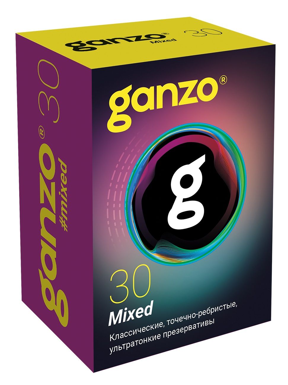 Ganzo Mixed Микс-набор из 30 презервативов 