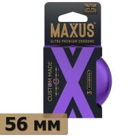 Maxus XL 56 мм презервативы увеличенного размера в железном кейсе, 3 шт
