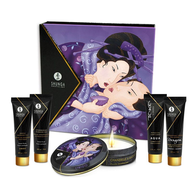 Подарочный набор Shunga Geishas secret из 5 предметов