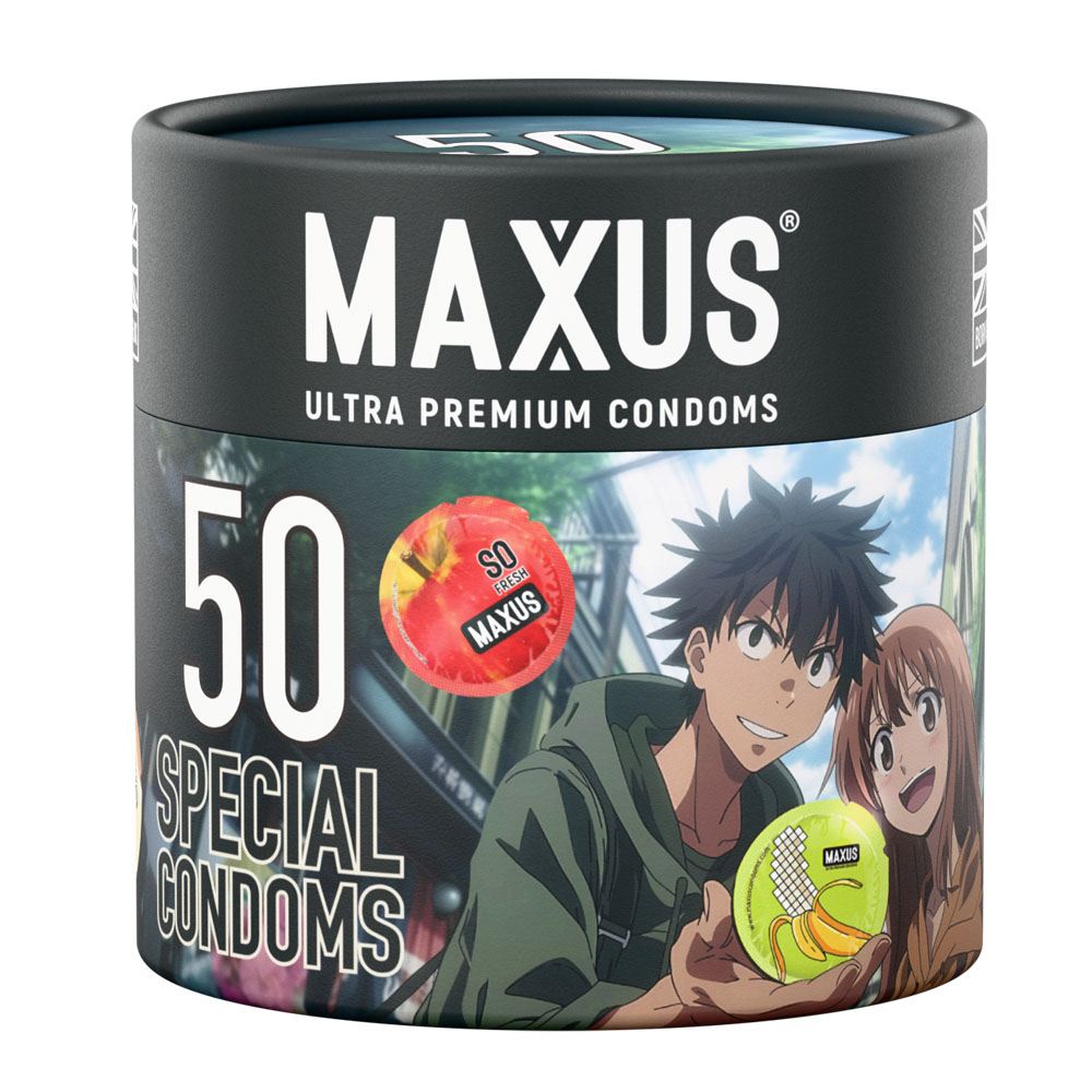 Презервативы с точками и рёбрами MAXUS Special 50 шт