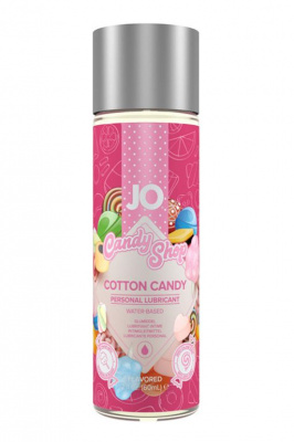 Смазка на водной основе Candy Shop Cotton Candy с ароматом сладкой ваты - 60 мл.