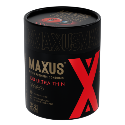 Ультратонкие презервативы в кейсе MAXUS Ultra Thin - 100 шт.
