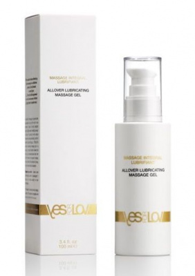 Массажный гель-смазка на силиконовой основе Yesforlov Allover Massage Gel - 100 мл.