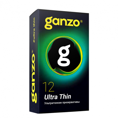 Ультратонкие презервативы Ganzo Ultra thin - 12 шт.