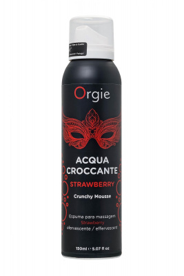 Шипучая увлажняющая пена для чувственного массажа Orgie Acqua Croccante - 150 мл.